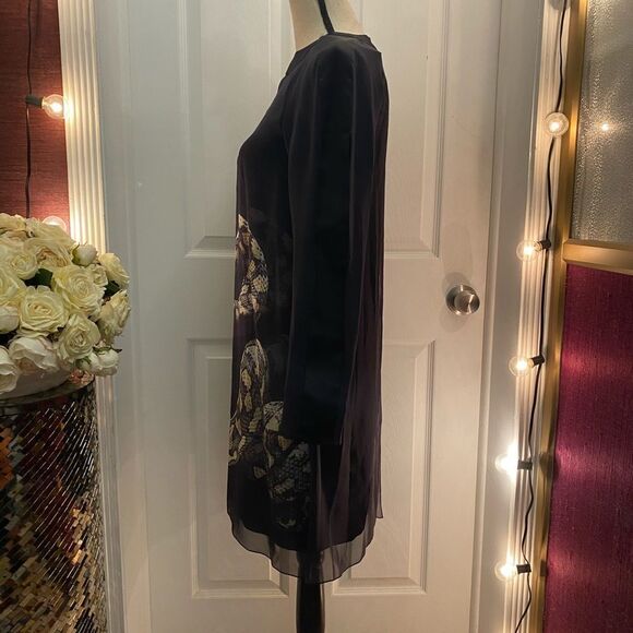 Lanvin 100% silk snake print dress, XS - Picture 5 of 11